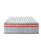 Materasso ibrido bianco medio rigido con molle insacchettate e memory foam, 1 persona