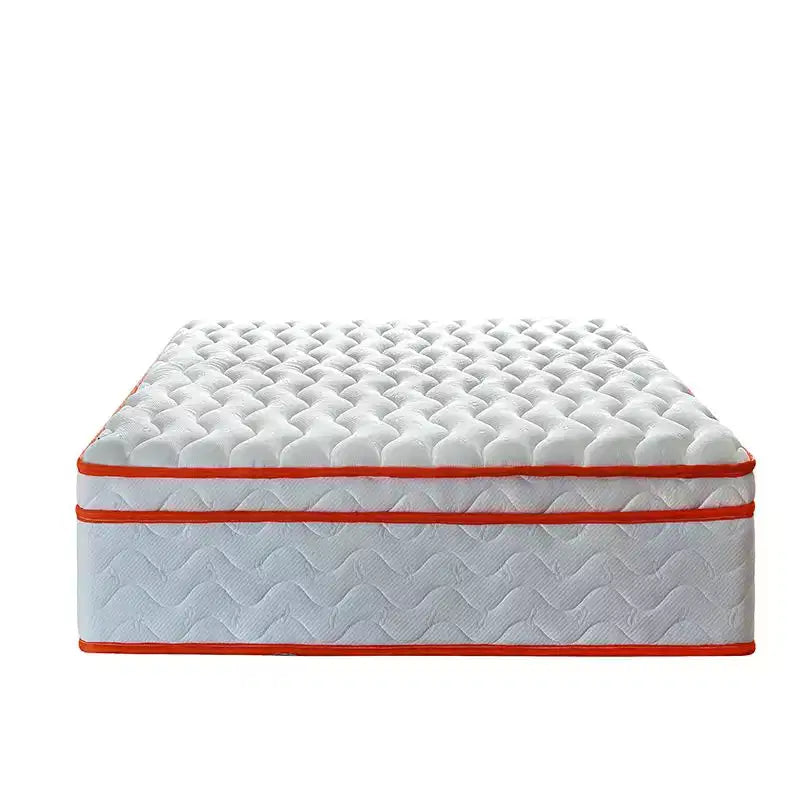 Materasso ibrido bianco medio rigido con molle insacchettate e memory foam, 1 persona