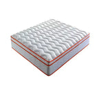 Materasso ibrido bianco medio rigido con molle insacchettate e memory foam, 1 persona