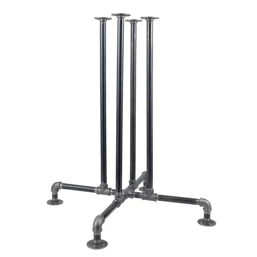 Pipe Decor Black Jack Bar Height Pipe Table Legs