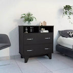 2-Drawer 2-Shelf Dresser Wenge