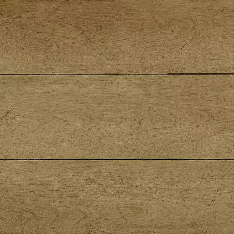 Scrivania per computer in legno di betulla marrone con cassetto, monoposto, 56"L