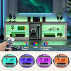 Mobile TV con Luci LED, Consolle da 63" per TV fino a 70"