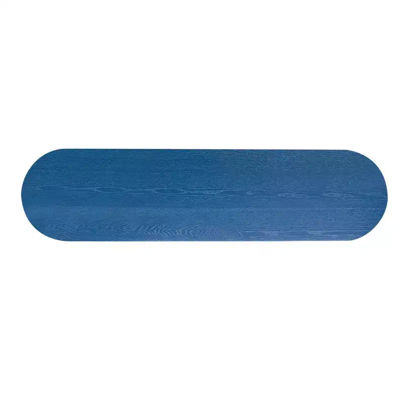 Consolle stretta con ripiano inferiore, nero / naturale / blu navy, montaggio da 1 persona, 160 cm L