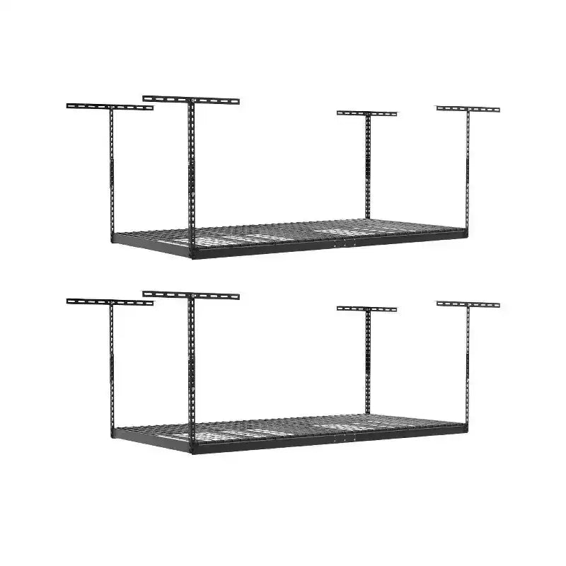 SafeRacks 4x8 Overhead Garage Storage Rack - 2 Rack Pack