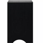 Comodino a 2 cassetti, beige/nero, 61 cm L, 1 persona